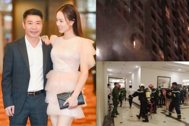 Chung cư NSND Công Lý ở bất ngờ có đám cháy