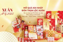 Quà Tết độc đáo từ hình ảnh cá Koi Nhật: Lời chúc may mắn xuân Ất Tỵ