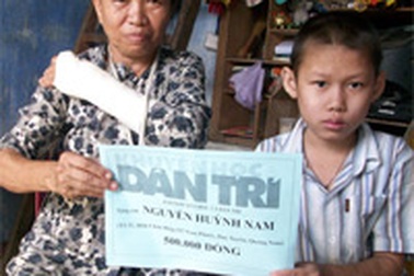 Nguyễn Huỳnh Nam tiếp tục nhận được sự sẻ chia