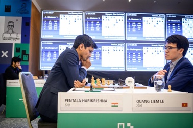 Lê Quang Liêm hòa hạt giống số một ở giải Prague Masters