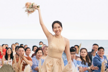 Diệu Nhi gây "bão" với khoảnh khắc chụp hoa cưới của Minh Hằng