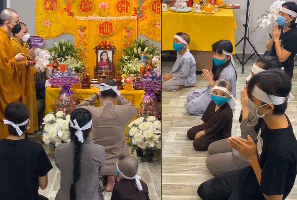 Các con nuôi làm lễ cầu siêu cho ca sĩ Phi Nhung tại nhà riêng - 2 Các con nuôi làm lễ cầu siêu cho ca sĩ Phi Nhung tại nhà riêng - 2