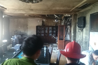 Cháy phòng làm việc của Giám đốc Sở TN-MT