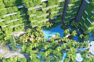 Hiện thực hóa giấc mơ biệt thự trong vườn treo