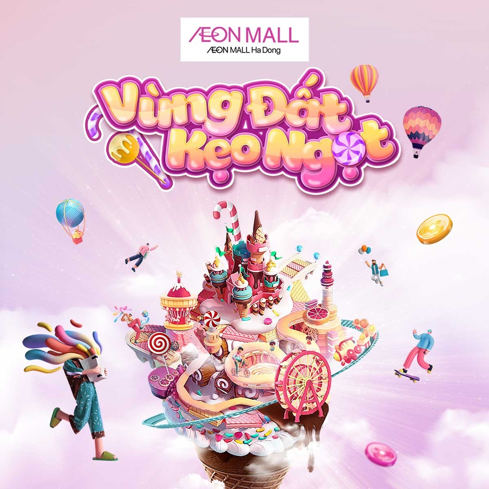 Hè về, thỏa sức khám phá Vùng đất kẹo ngọt cùng AEON Mall Hà Đông - 1 Hè về, thỏa sức khám phá Vùng đất kẹo ngọt cùng AEON Mall Hà Đông - 1