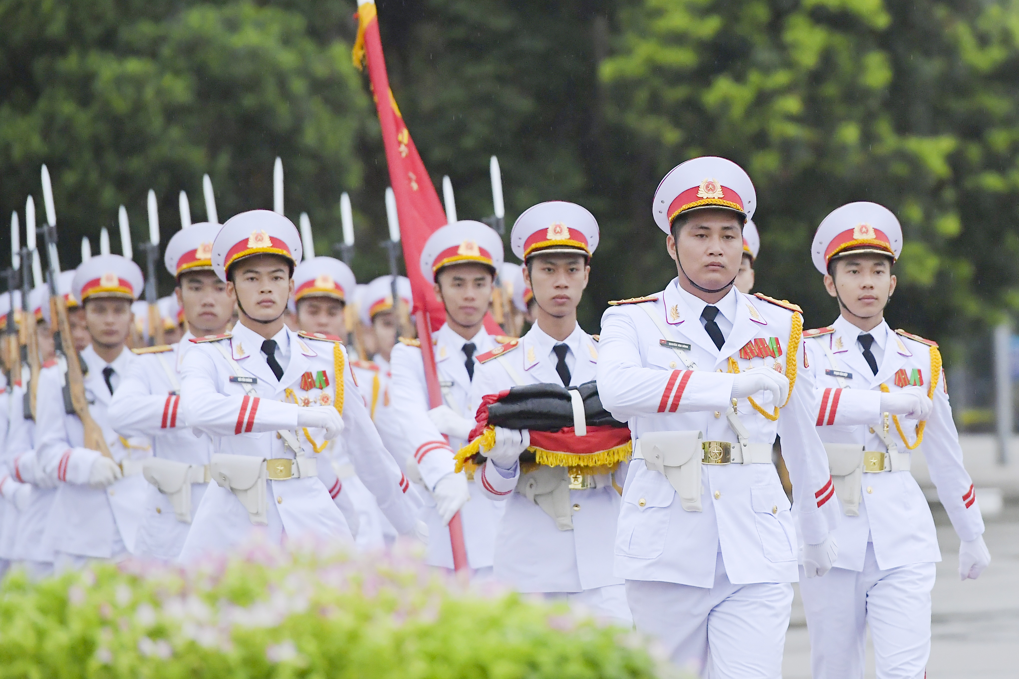 Nghi lễ thượng cờ rủ Quốc tang nguyên Tổng Bí thư Lê Khả Phiêu - 3