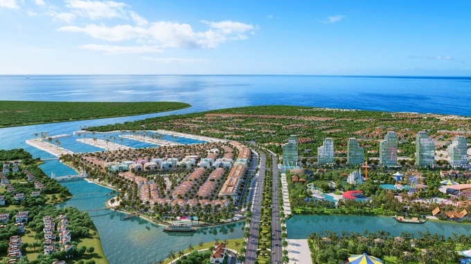 Khu đô thị Sun Riverside Village được thị trường hấp thụ rất tốt. Ảnh phối cảnh minh họa