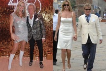 Ca sĩ U80 vẫn phong độ bên vợ "chân dài" kém 26 tuổi