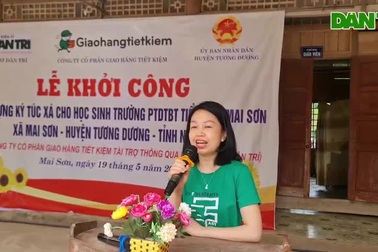 Khởi công công trình KTX cho học sinh Mai Sơn