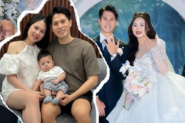 Chuyện tình 9 năm không ồn ào của cầu thủ Đình Trọng và vợ lớn hơn 2 tuổi