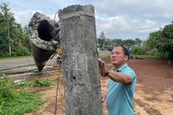 Nhận định nguyên nhân khiến hàng loạt trụ điện bị gãy đôi ở Gia Lai