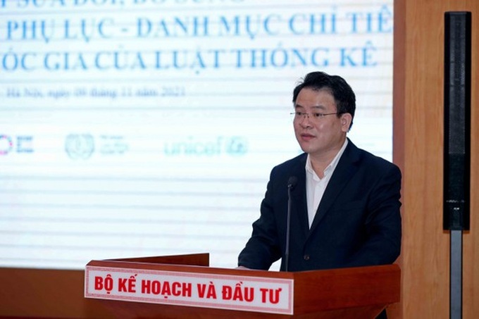 Ông Trần Quốc Phương, Thứ trưởng Bộ KH-ĐT phát biểu tại hội thảo