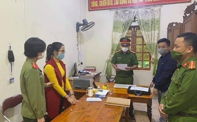 Nguyễn Thị Duyên bị bắt tạm giam (Ảnh VT).