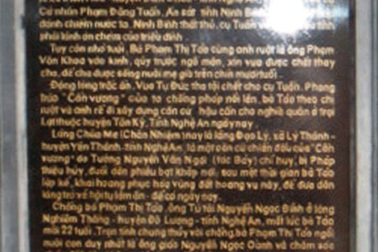 Về quê, nghe kể chuyện bà Tú Lường