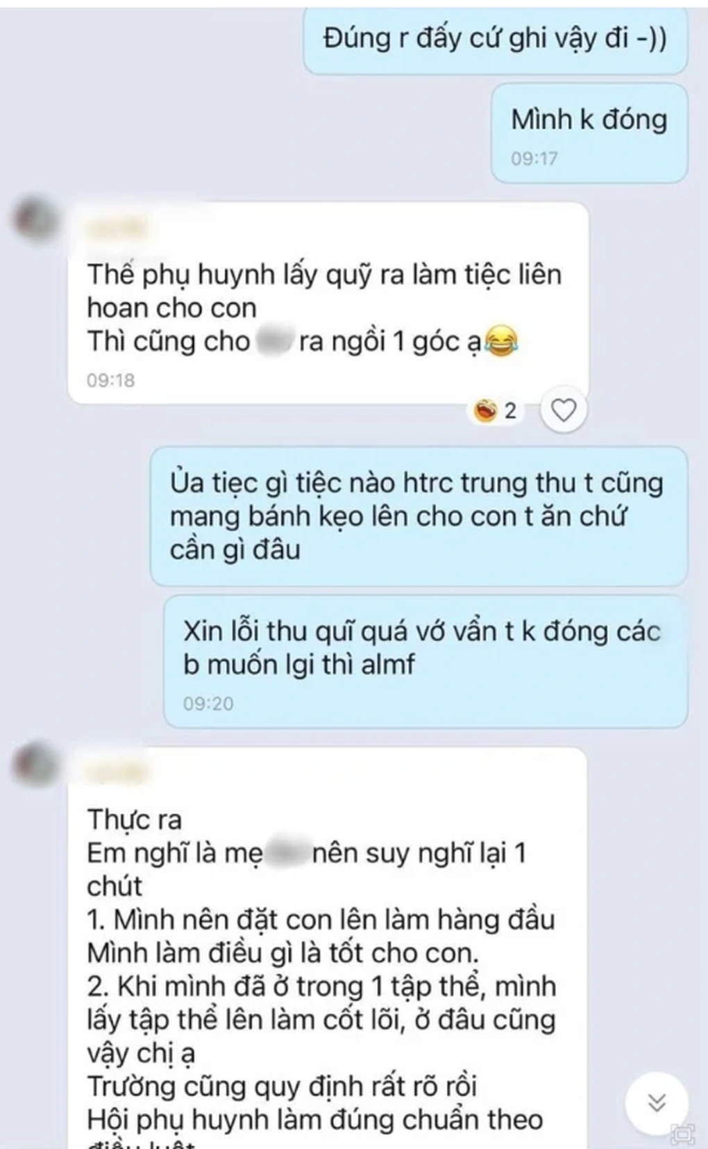 Con đi học chẳng đóng quỹ lớp và cách ứng xử được khen ngợi của cô giáo - 3