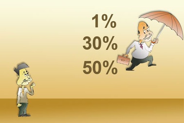 “Bong bóng” công chức cắp ô…không thể nổ? 