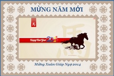 Tự tạo thiệp điện tử để chúc Tết Giáp Ngọ với phần mềm miễn phí