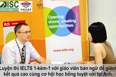 Luyện thi IELTS 1-kèm-1 hoàn toàn miễn phí với người bản ngữ