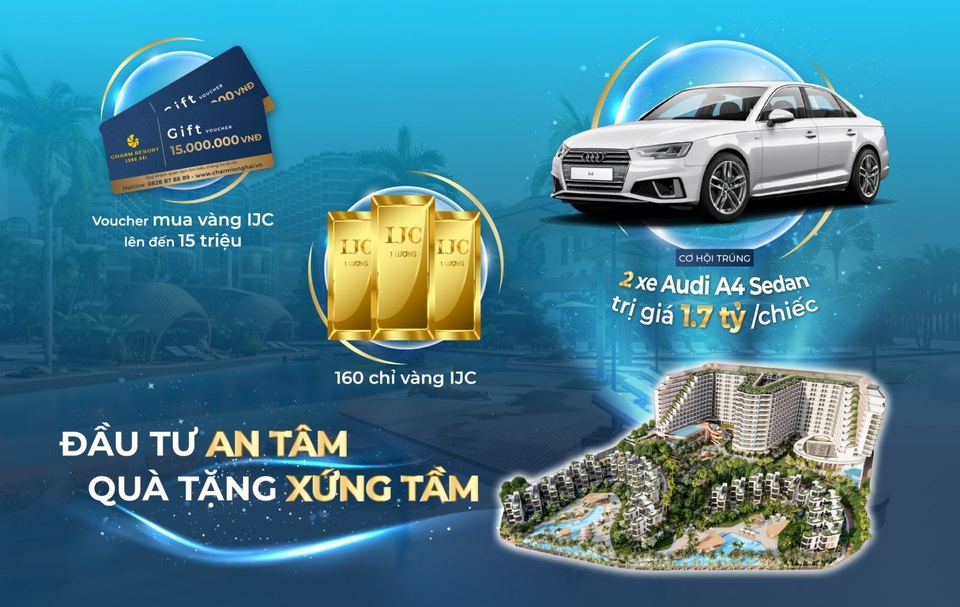 Quà tặng lên đến 20 tỷ đồng cho chủ nhân dự án Charm Resort Long Hải - 2 Quà tặng lên đến 20 tỷ đồng cho chủ nhân dự án Charm Resort Long Hải - 2