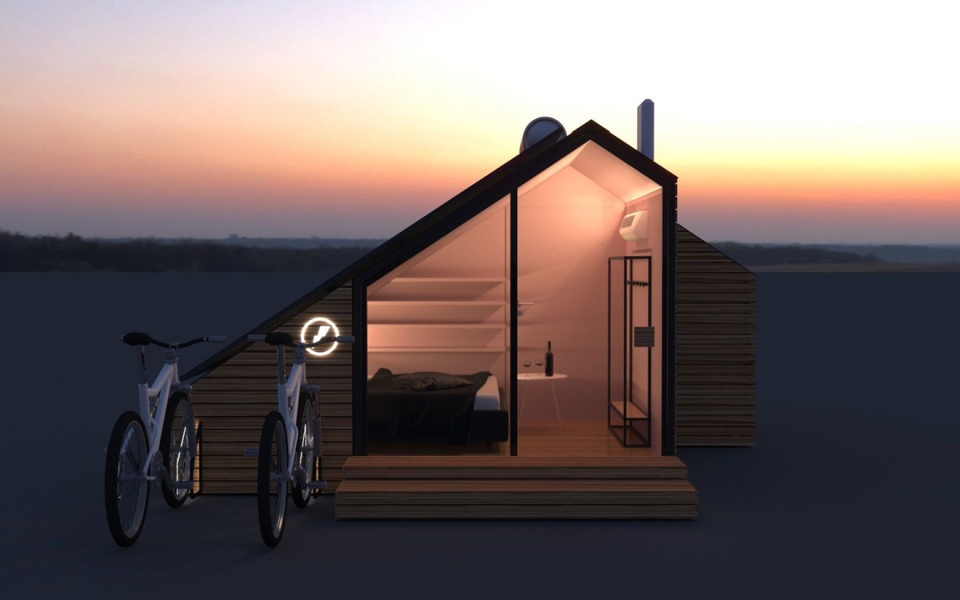 Cabin du lịch sinh thái tích hợp trạm xe đạp điện thông minh - 2 Cabin du lịch sinh thái tích hợp trạm xe đạp điện thông minh - 2