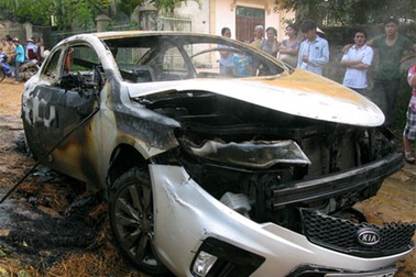 Đừng để cháy xe vì rơm rạ! 