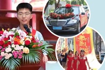 Tranh cãi xung quanh đám rước và tiệc mừng nam sinh đỗ đại học