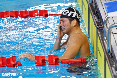 Em trai Ánh Viên 16 tuổi khóc nức nở khi giành HCV, phá kỷ lục Đại hội TDTT