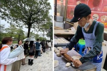 Sinh viên xếp hàng dài hơn 100m trước tiệm bánh, lý do gây xúc động