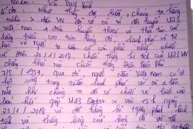 Xúc động bài Văn nữ sinh lớp 9 về chiến thắng của U23 Việt Nam