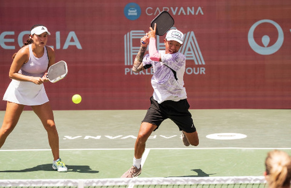 Ngược dòng nghẹt thở, Quang Dương tiến sâu ở giải pickleball ở Mỹ - 1 Ngược dòng nghẹt thở, Quang Dương tiến sâu ở giải pickleball ở Mỹ - 1
