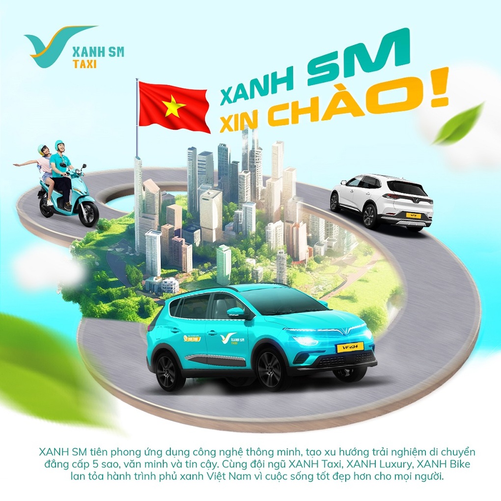 Taxi Xanh SM công bố đạt một triệu chuyến sau 10 tuần - 2 Taxi Xanh SM công bố đạt một triệu chuyến sau 10 tuần - 2