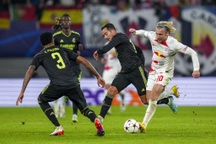 Leipzig xuất sắc đánh bại nhà vô địch Real Madrid