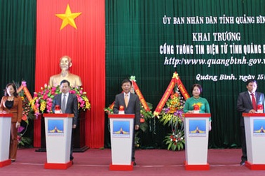 Quảng Bình: Chính thức khai trương Cổng thông tin điện tử