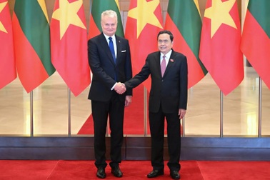 Chủ tịch Quốc hội Trần Thanh Mẫn hội kiến Tổng thống Litva