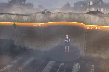 Cách truyền hình Mỹ đưa tin về bão Milton sống động như thật gây sốt