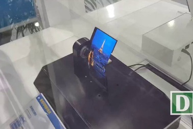 Màn hình uốn cong xuất hiện tại CES Asia 2017