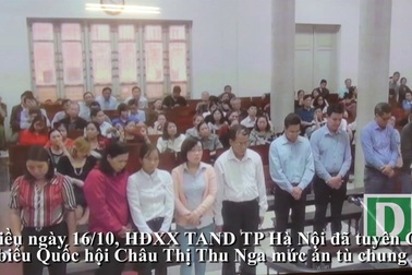 HĐXX tuyên án Châu Thị Thu Nga