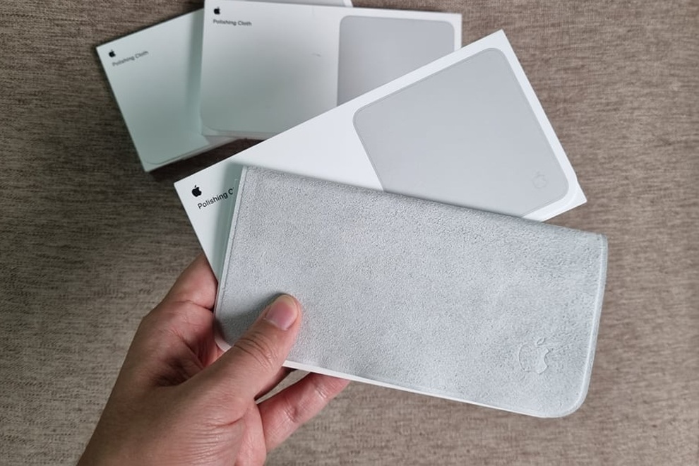 Khăn lau Apple xuất hiện tại Việt Nam, giá một triệu đồng - 1 Khăn lau Apple xuất hiện tại Việt Nam, giá một triệu đồng - 1