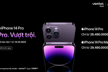 Loạt ưu đãi lớn khi đặt trước iPhone 14 tại Viettel Store