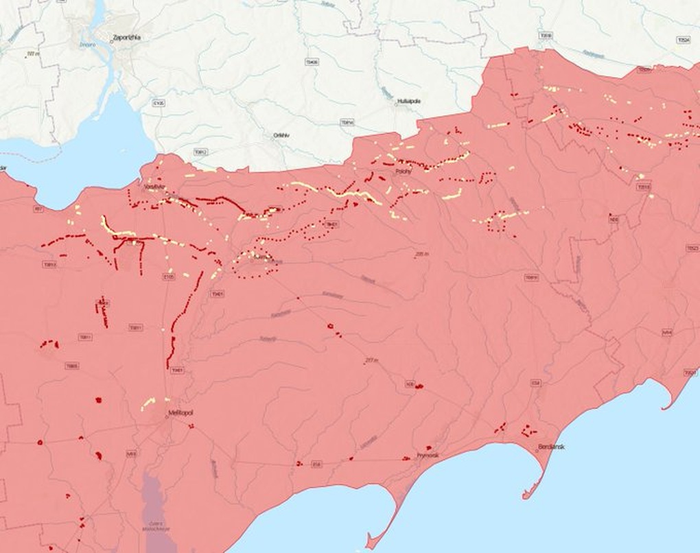 Nga xây dựng mạng lưới phòng thủ dày đặc đề phòng Ukraine phản công - 1 Nga xây dựng mạng lưới phòng thủ dày đặc đề phòng Ukraine phản công - 1