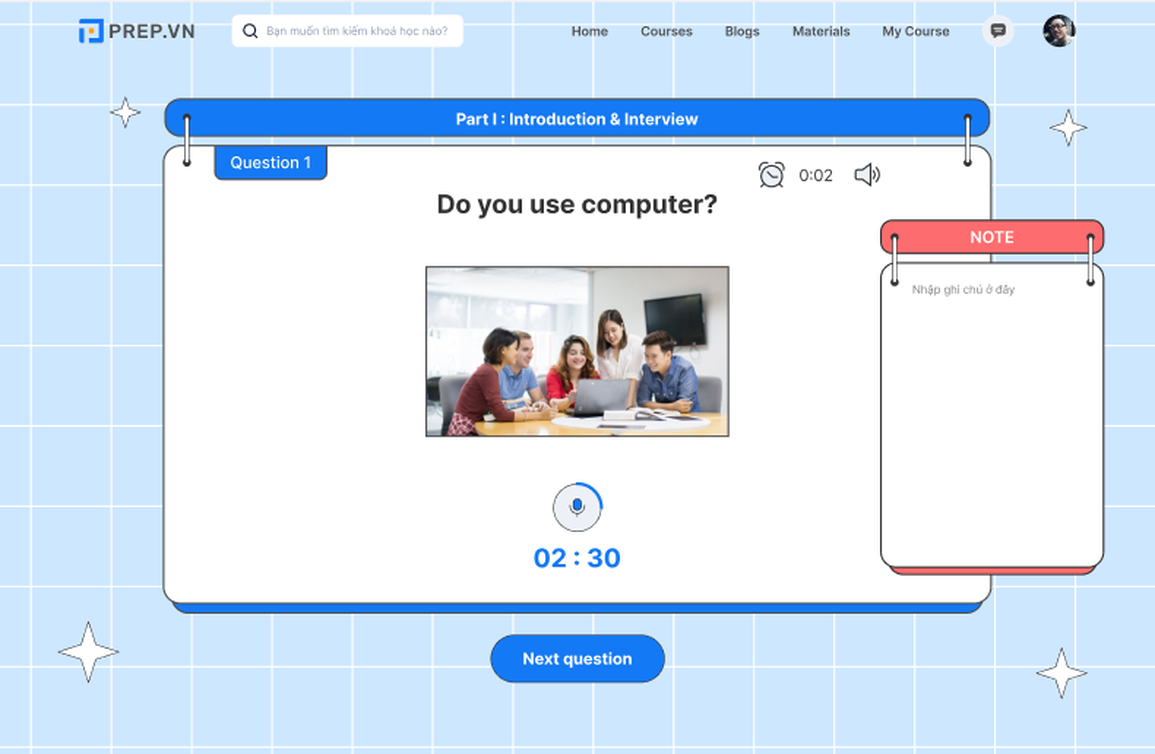 Trải nghiệm phòng thi IELTS thật với phòng speaking ảo công nghệ AI - 3 Trải nghiệm phòng thi IELTS thật với phòng speaking ảo công nghệ AI - 3