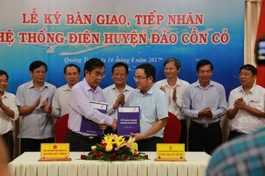EVN tiếp nhận hệ thống điện trên huyện đảo Cồn Cỏ