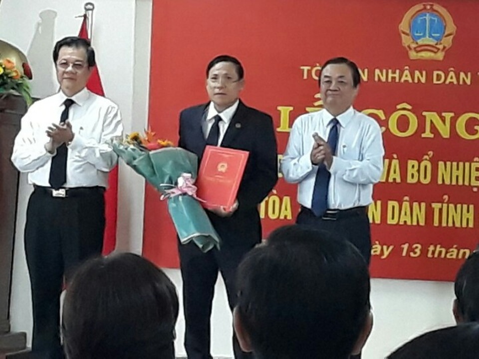 TAND tỉnh Đồng Tháp có Chánh án mới - 1 TAND tỉnh Đồng Tháp có Chánh án mới - 1