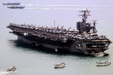 Mỹ điều tàu sân bay tới biển Ả-rập