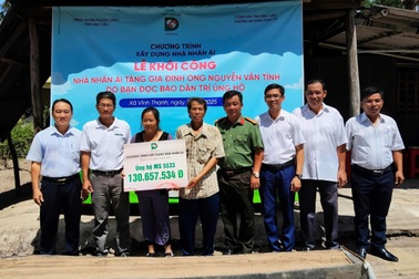 Khởi công xây nhà Nhân ái tặng gia đình khó khăn ở Bạc Liêu