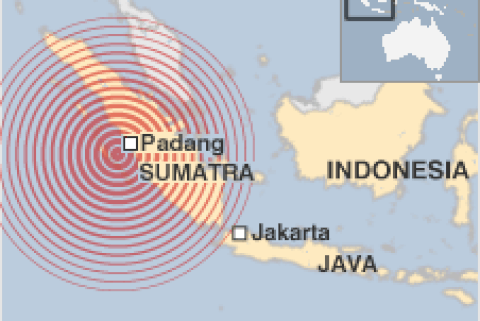 Indonesia lại rung chuyển bởi trận động đất thứ 2