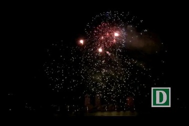 Màn trình diễn pháo hoa của đội Úc