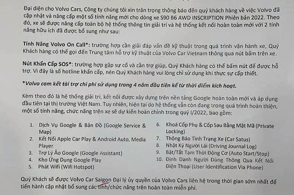 Bỏ tiền tỷ mua xe hơn nửa năm, khách đi Volvo tại Việt Nam mới có CarPlay - 2 Bỏ tiền tỷ mua xe hơn nửa năm, khách đi Volvo tại Việt Nam mới có CarPlay - 2