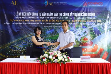Tập đoàn AE tiếp tục lựa chọn CONINCO là công ty tư vấn giám sát các hạng mục thấp tầng dự án AE Resort Cửa Tùng