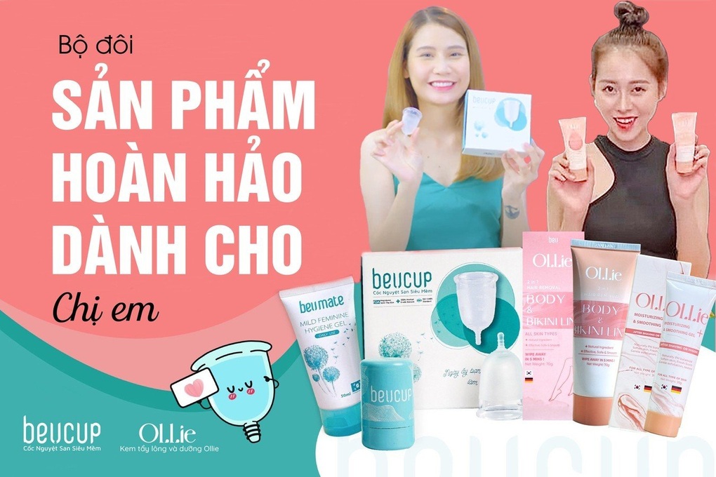 Chăm sóc cơ thể với cốc nguyệt san BeUcup và kem tẩy lông Ollie - 1 Chăm sóc cơ thể với cốc nguyệt san BeUcup và kem tẩy lông Ollie - 1